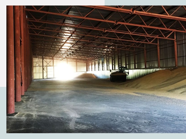 Строительство зернохранилищ в Урюпинске