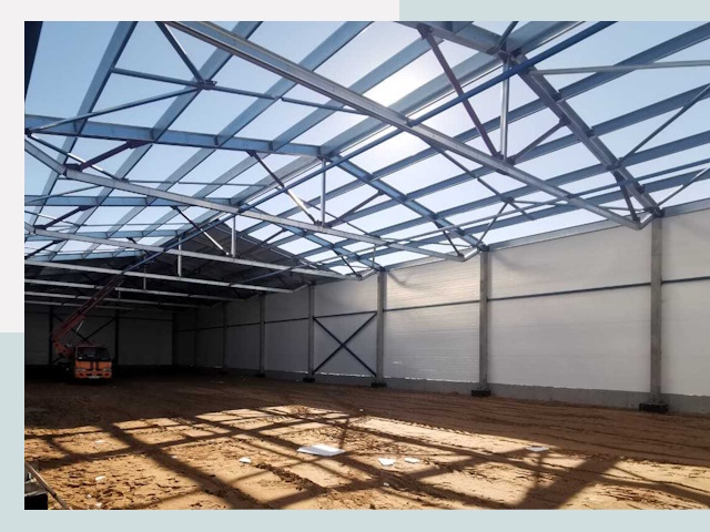 Строительство сенохранилищ в Урюпинске