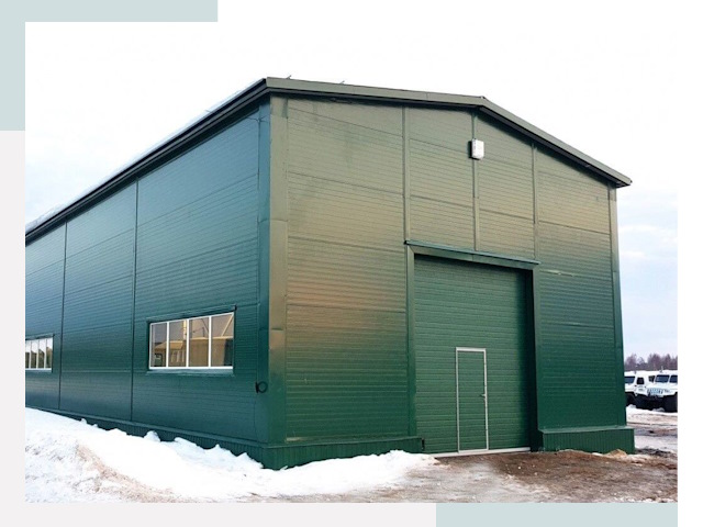 Двускатные ангары в Урюпинске