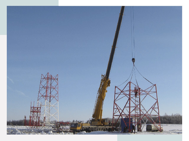 Монтаж вышек связи в Урюпинске