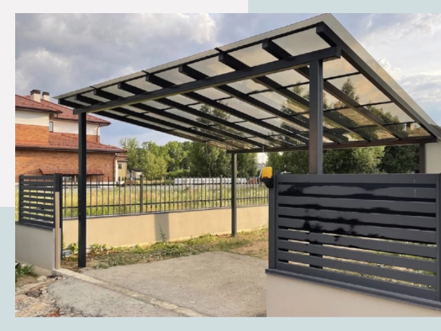 Металлические навесы в Урюпинск от 618 руб. за м²