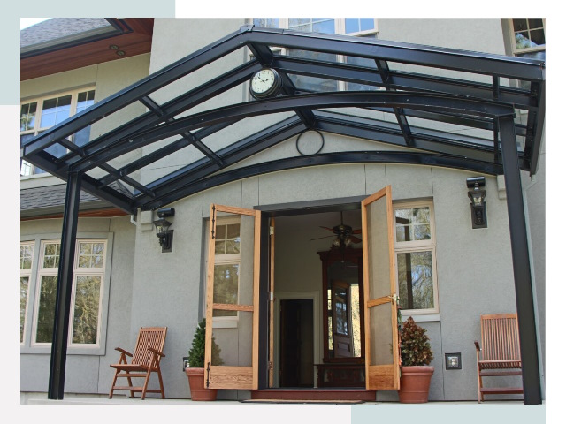 Козырьки металлические в Урюпинске