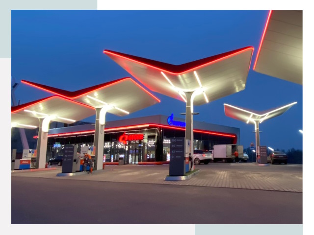 Навесы для АЗС в Урюпинске