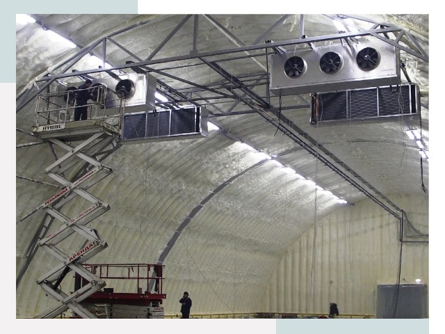 Оснащение ангаров в Урюпинске