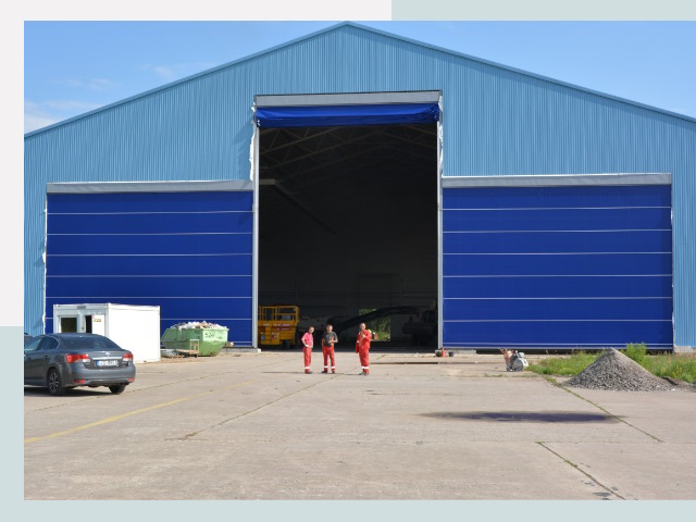 Ангарные ворота в Урюпинск от СтальСтрой-Рюп по цене 618 руб.