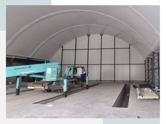 Внутреннее оснащение ангаров в Урюпинске