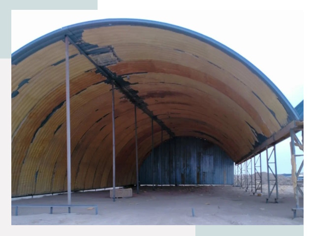 Реконструкция ангаров в Урюпинске